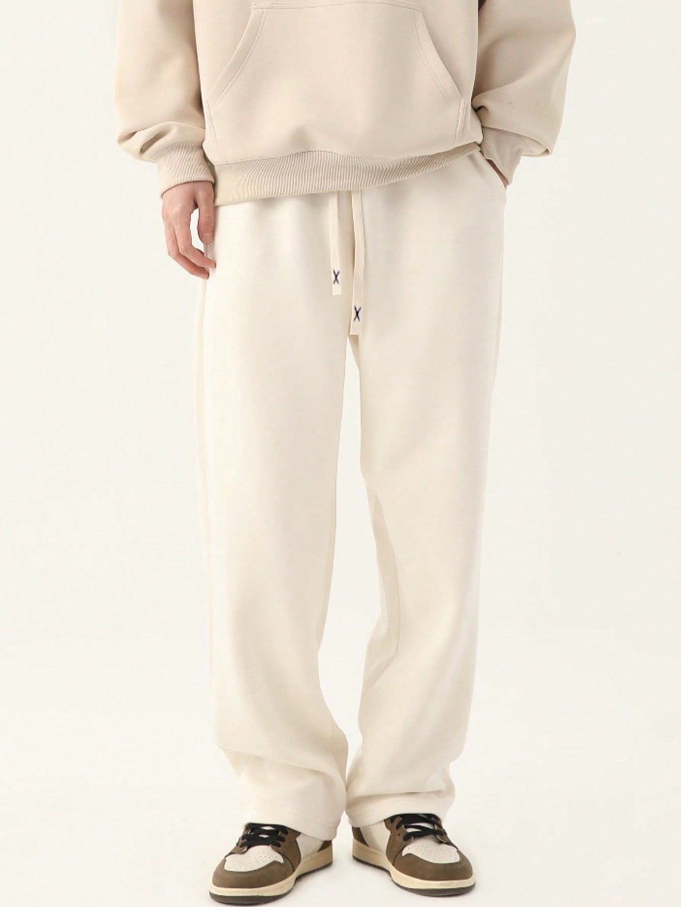 Men's Fall/Winter Straight Leg Knitted Sweatpants