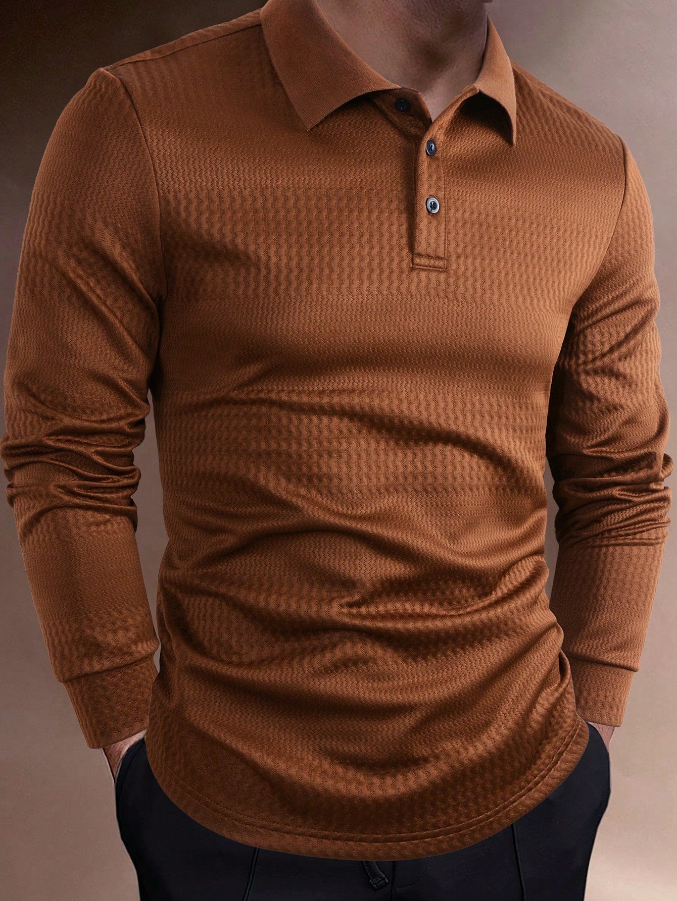 Men Solid Polo Shirt