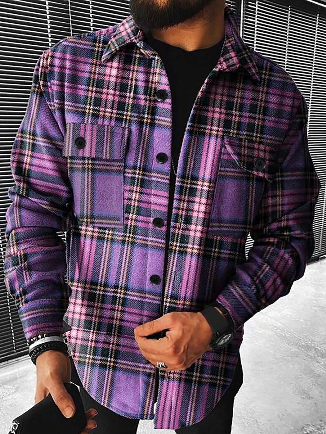 Men's Plaid Shacket