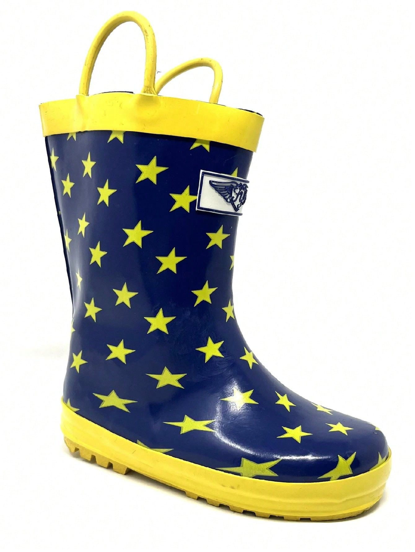 Kids Fashion Rubber Rainboot  W Fuax Fur