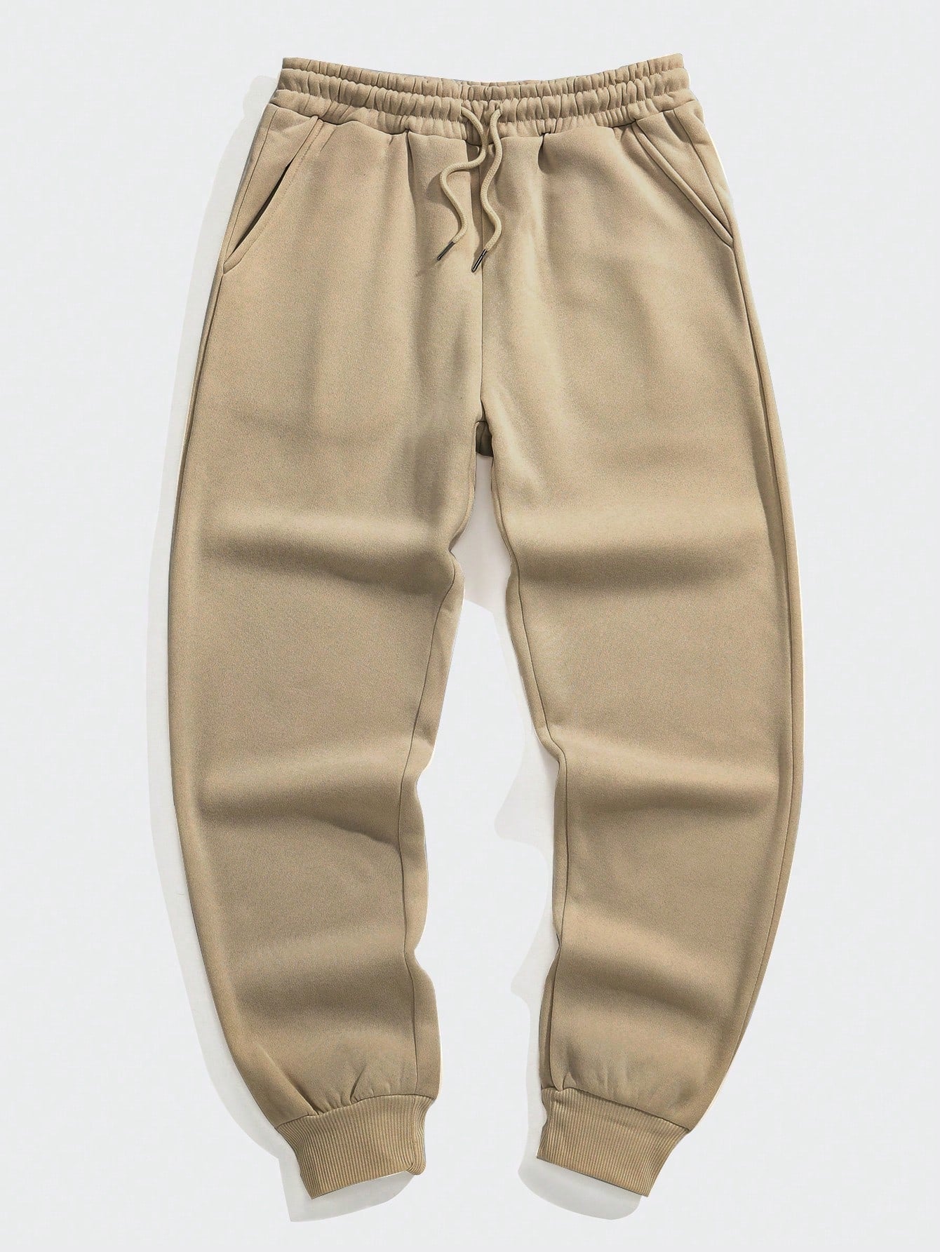 Men Drawstring Waist Sweatpants