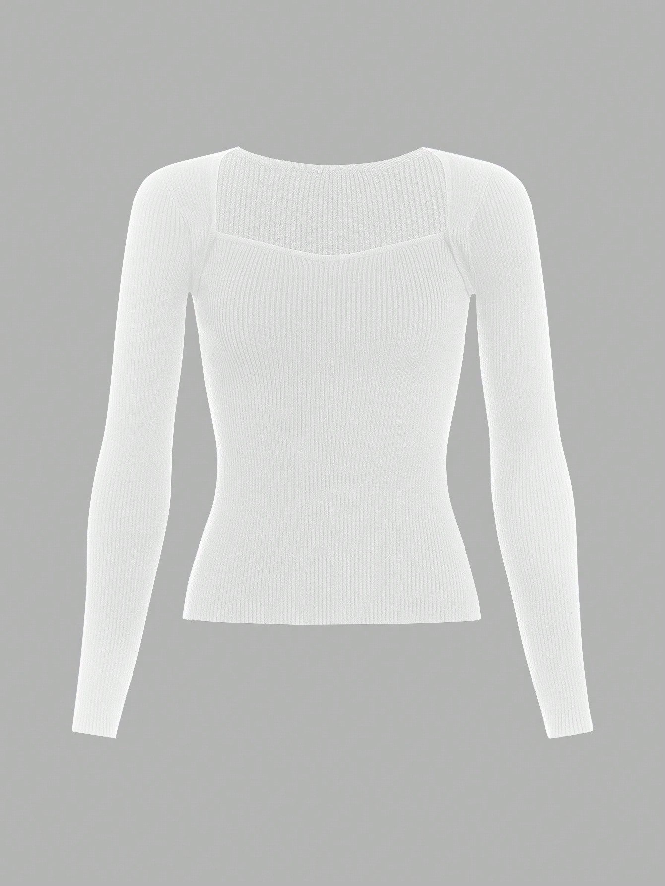 Teenage Girls' Long Sleeve Solid Color Sweater