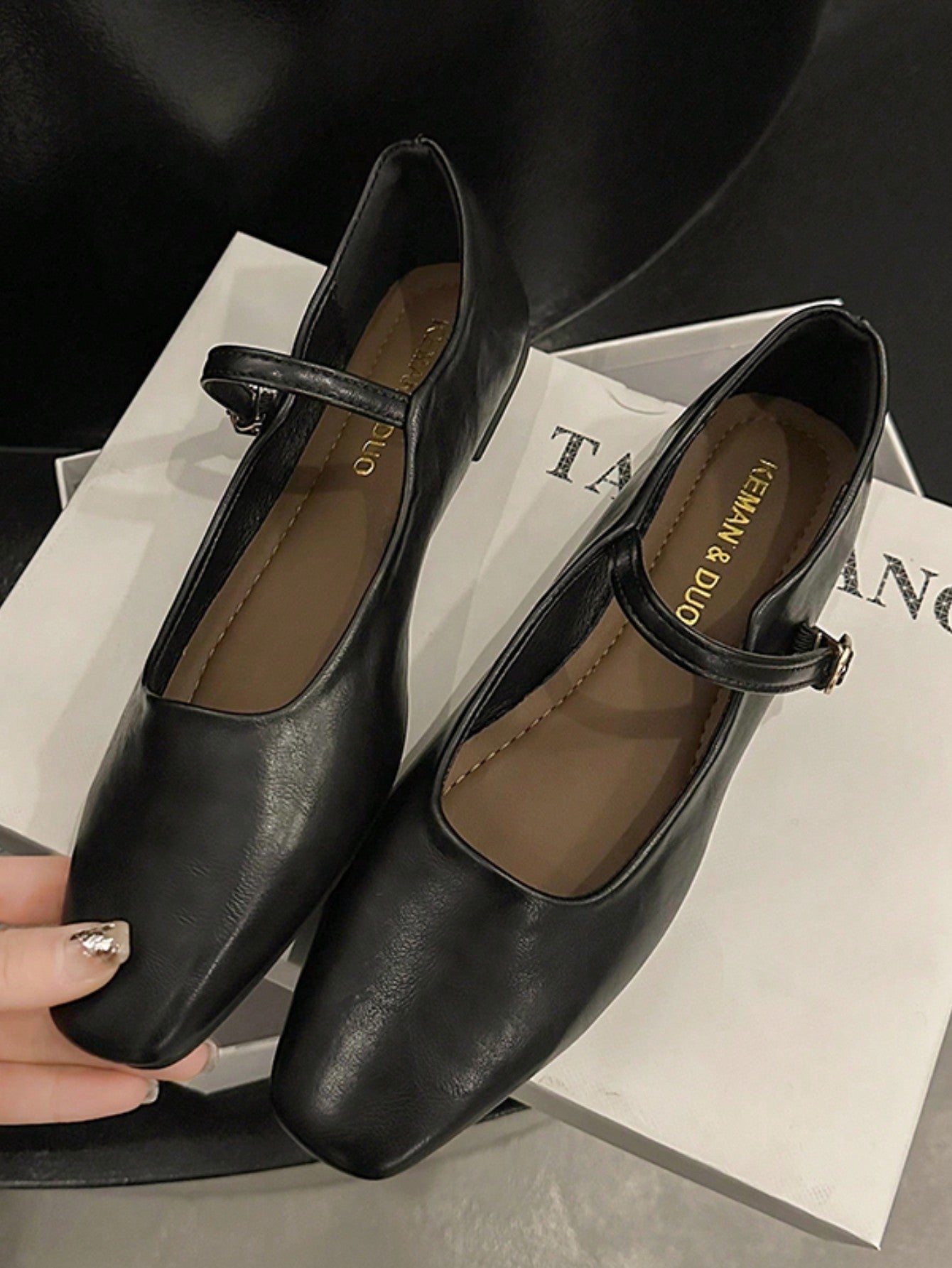 Mary Jane Shoes Women Shoe 2023 Spring Autumn New Shallow Mouth Soft Flat Shoe With Skirt Elegant