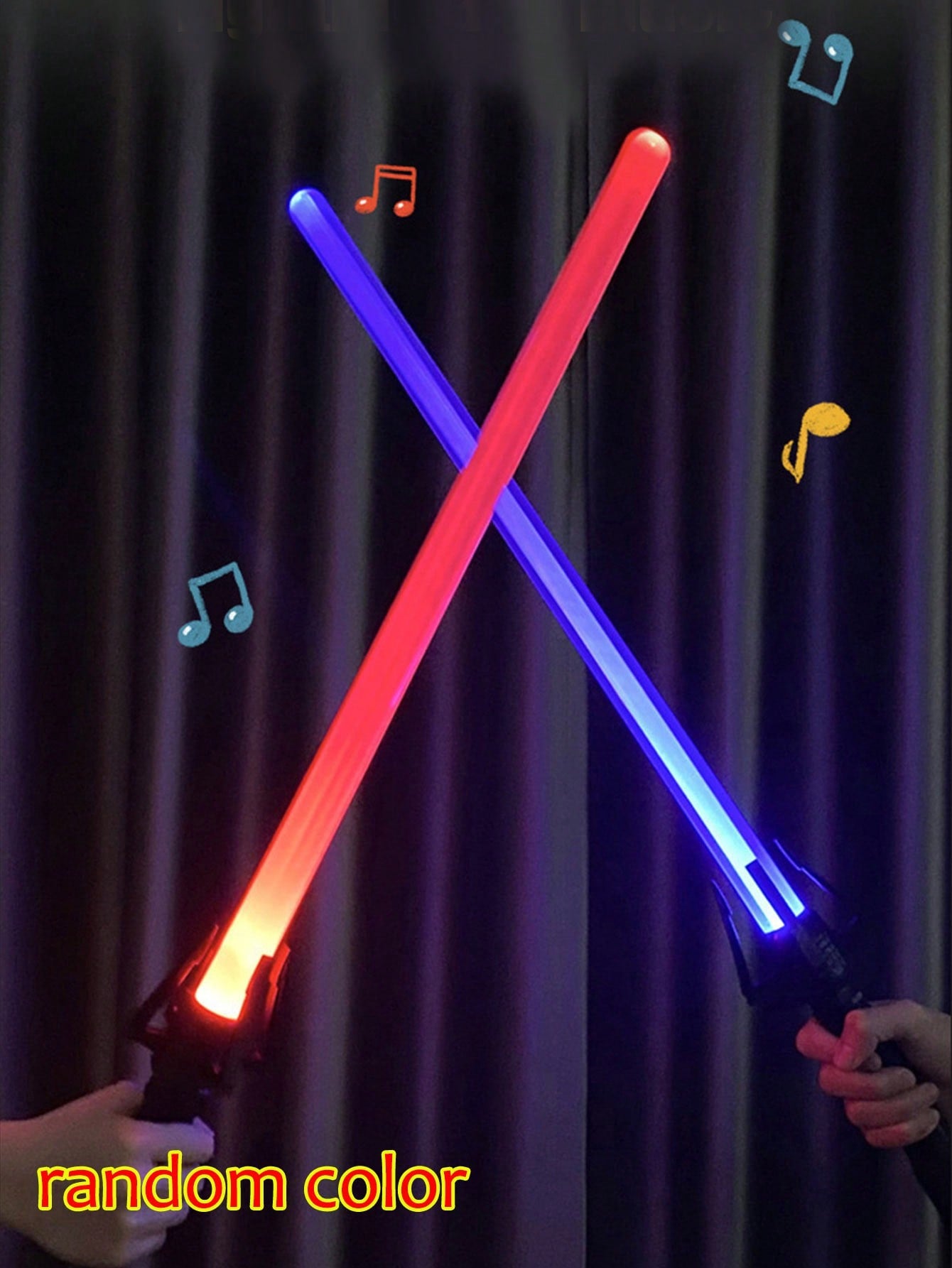 1pc Telescopic Light-Up Sword Children's Toy For Boys, Interactive Color Accessories Random