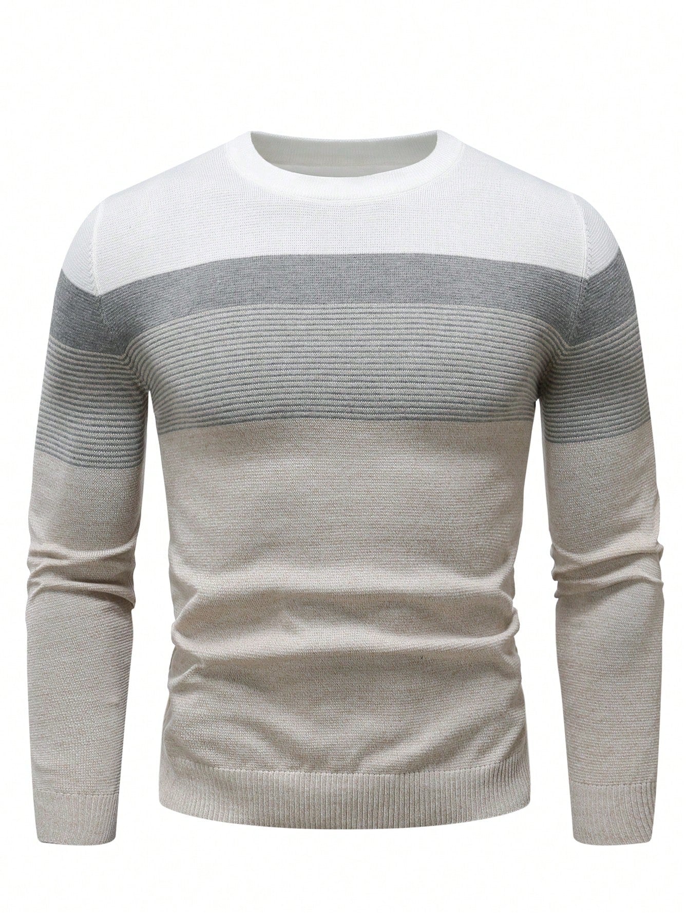 Men Color Block Sweater