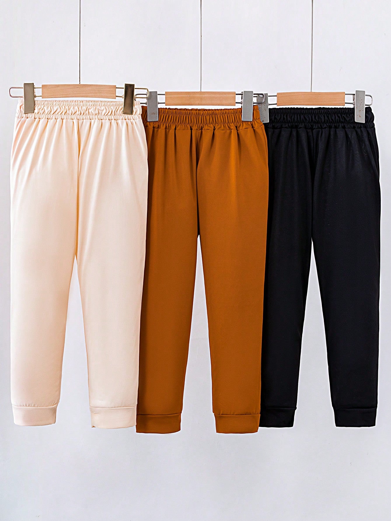 Young Boy 3pcs Elastic Waist Sweatpants