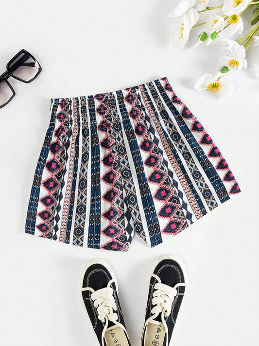 Woven All-Over Printed Shorts