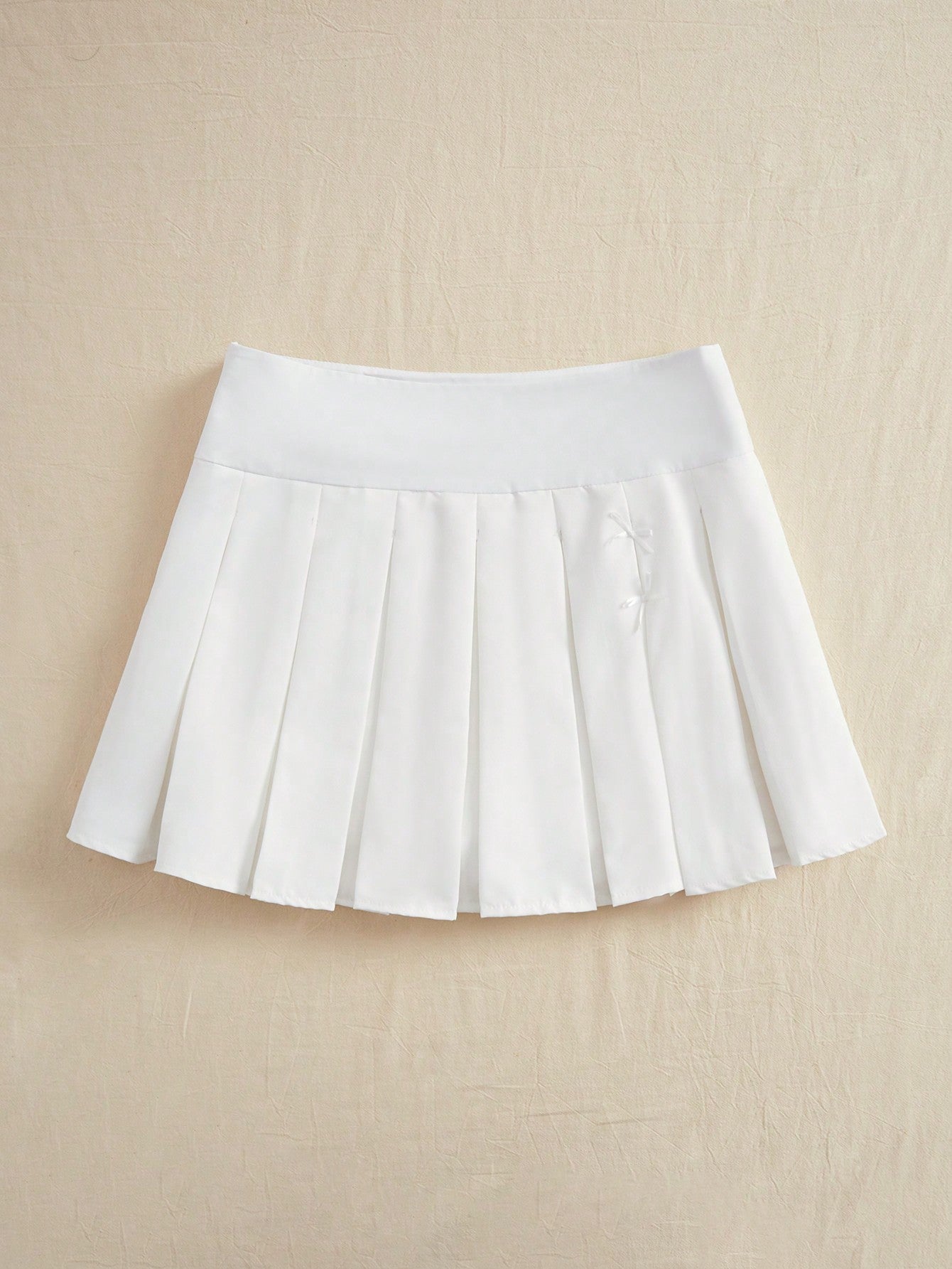 J-Fashion Solid Pleated Skirt