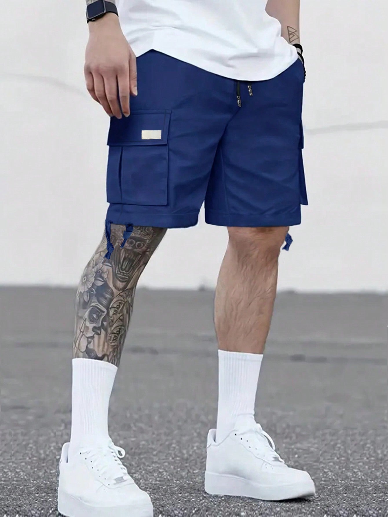 Men's Flip Pocket Casual Workwear Cargo Shorts