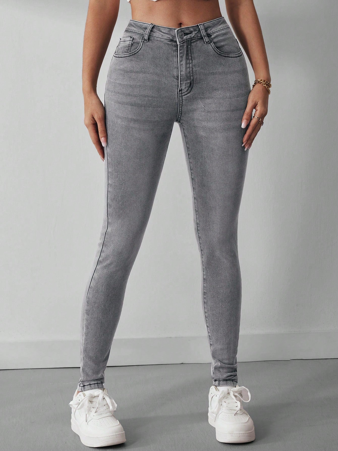 Women's Daily Wear Skinny Denim Pants