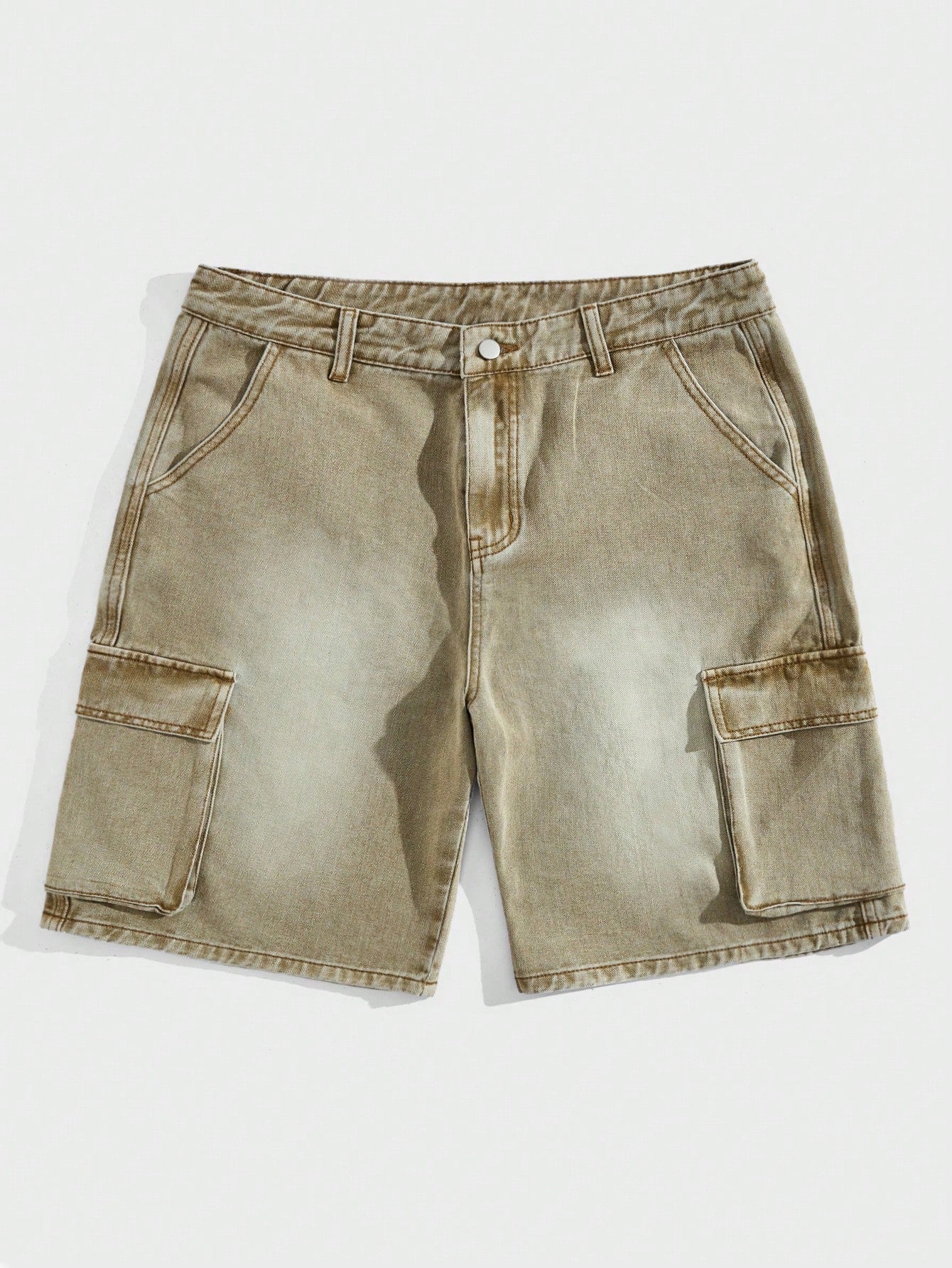 Street Life Men's Cargo Denim Shorts