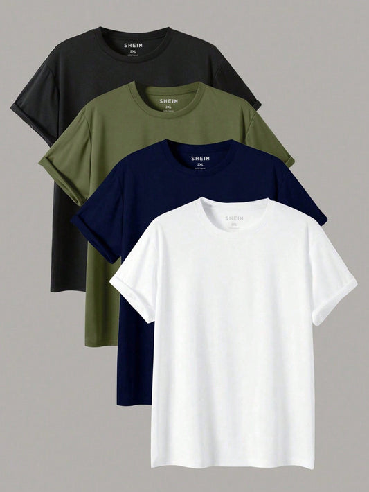 Men's Plus Size Short Sleeve T-Shirt