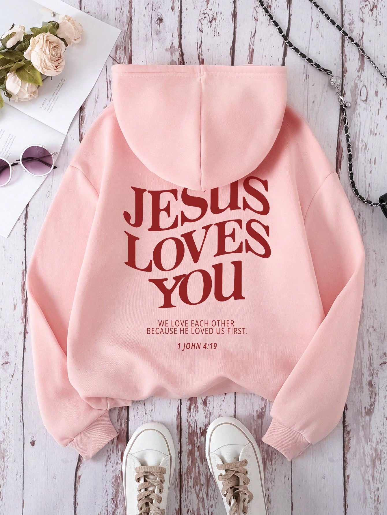 Women's Letter Printed Hoodie