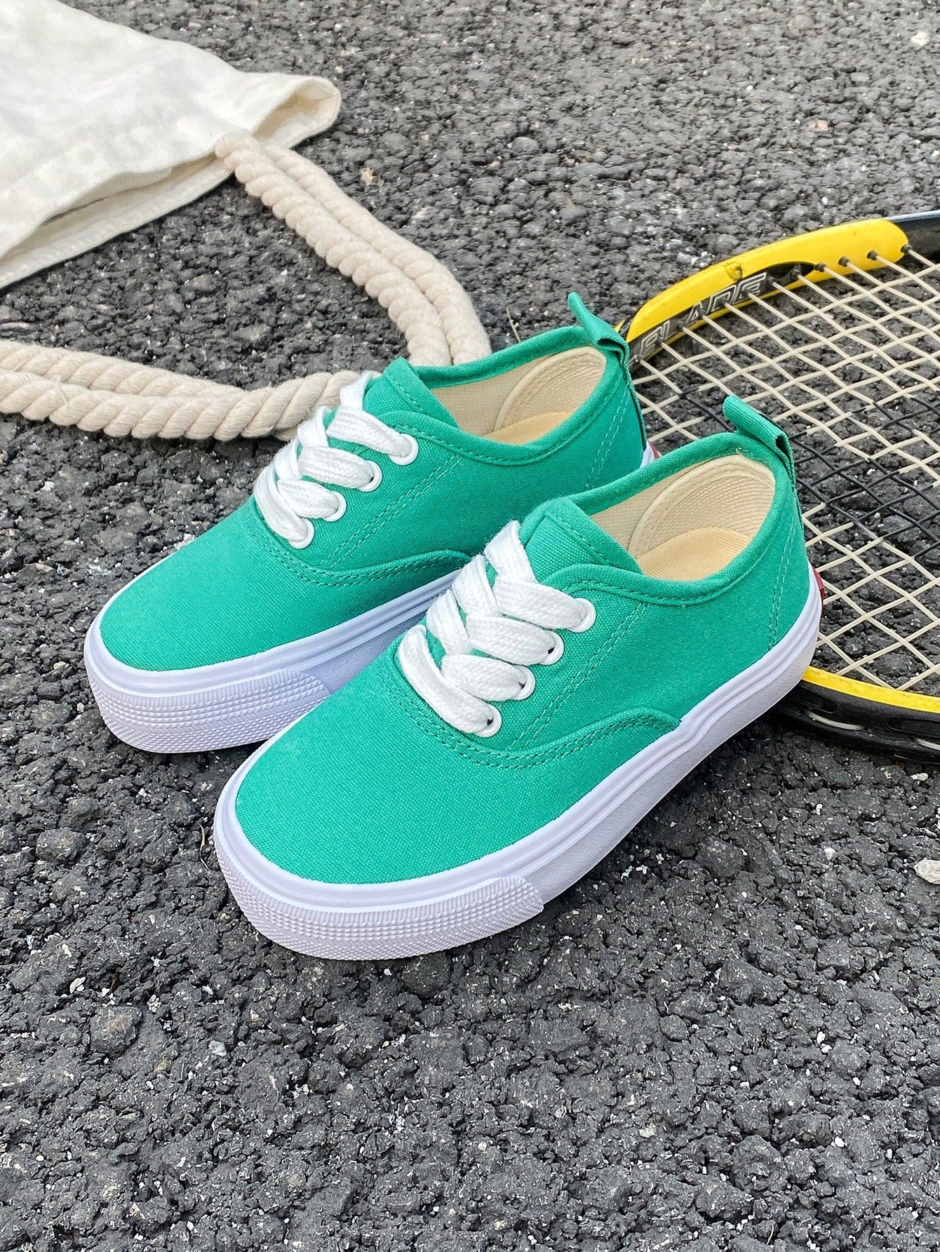 Children Canvas Shoes, Spring/ Autumn, Korean Style, Simple, Boys & Girls, Fashionable, Low-Cut, Casual, Athletic, Classic, Versatile, Skateboard Shoes For Kids