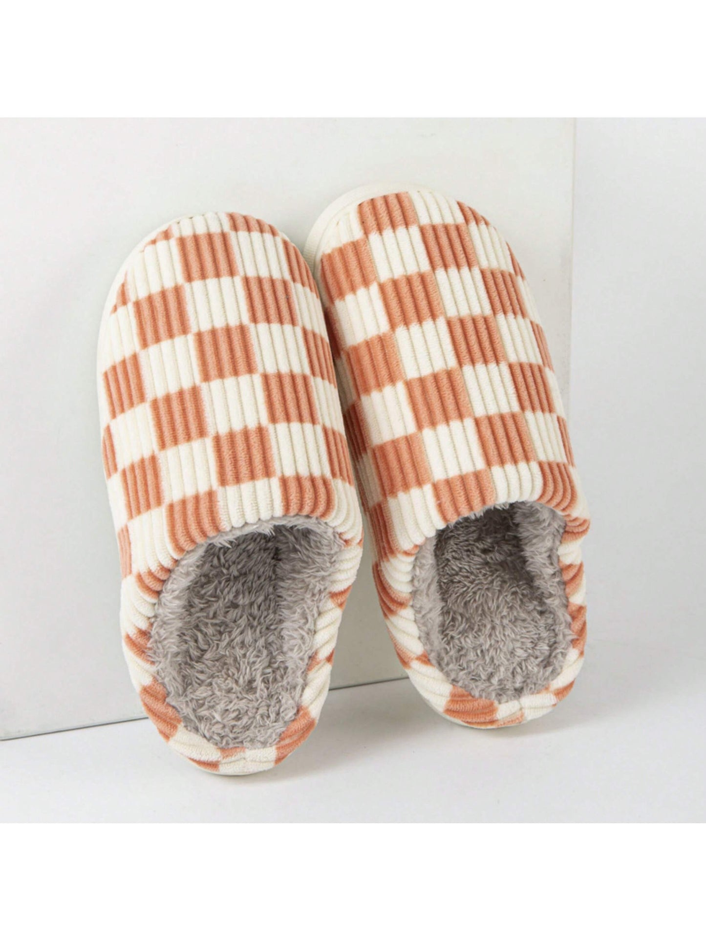 Women's Slippers Fuzzy Casual House Shoes Memory Foam Outdoor Indoor Warm Plush Bedroom Shoes Faux Lining