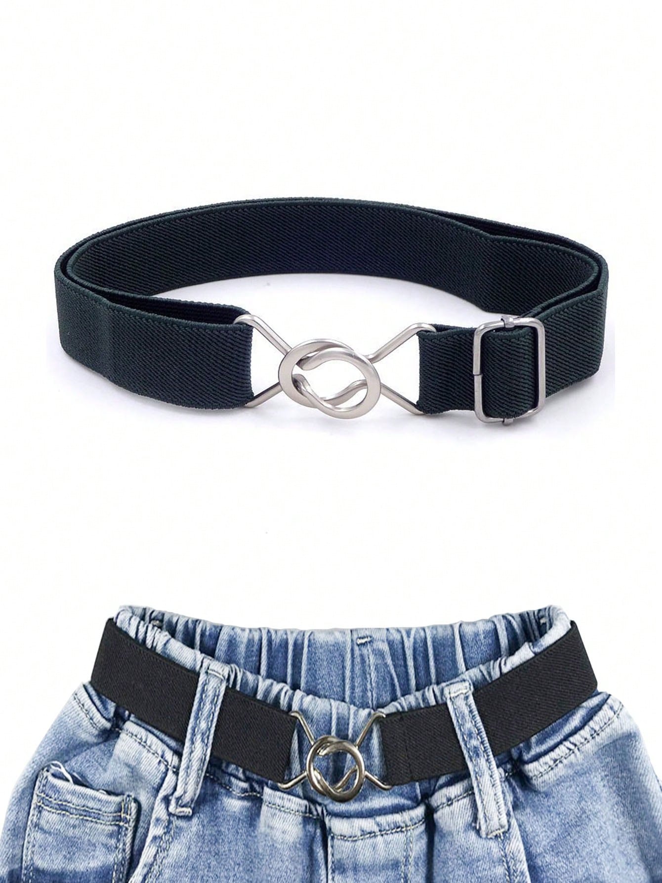 1 Set Elastic Heart-Shaped Belt For Children - Girls Waist Belt