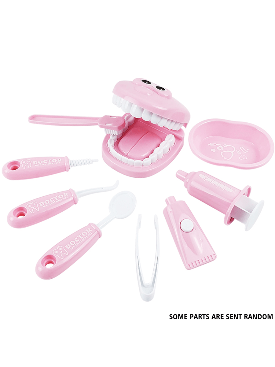 9PCS Kids' Pretend Play Dentist Kit: A Fun And Educational Playset! Indoor Role-Playing Game, Birthday Gift