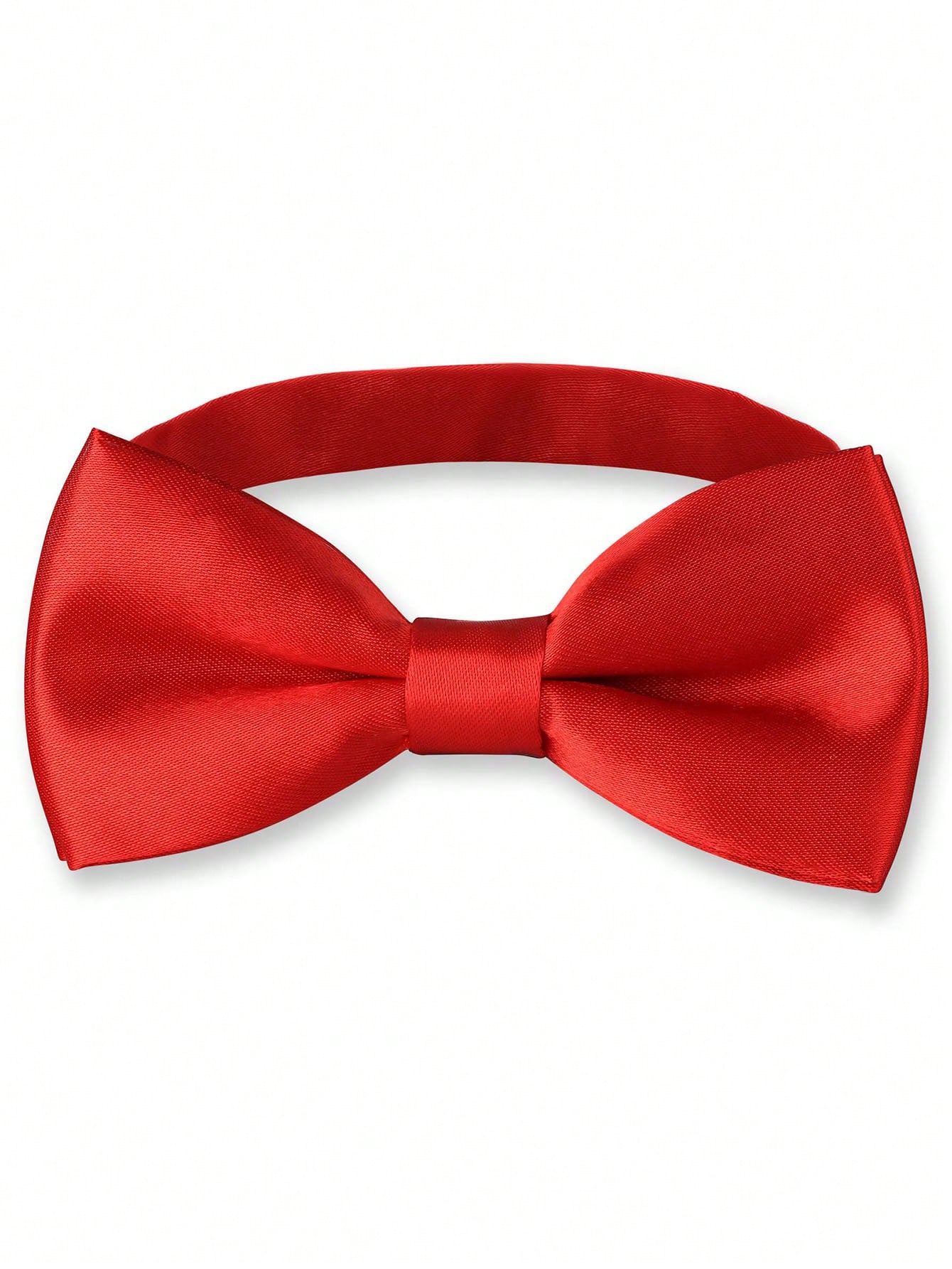 1pc Adjustable Solid Color Pre-Tied Bow Tie For Children - Great For Formal Occasions, Wedding Events, Christmas, Halloween, Easter Dress Up