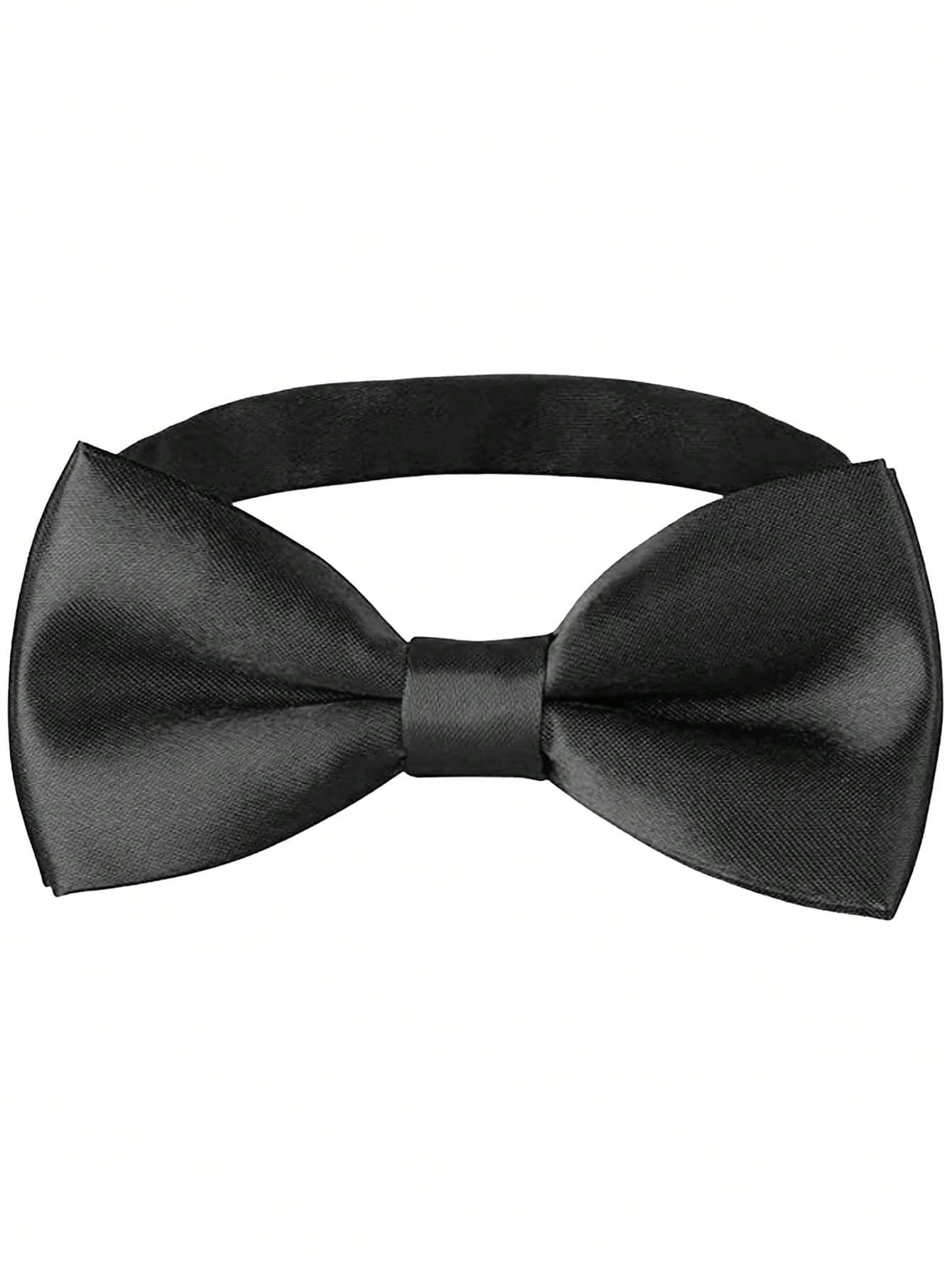 1pc Adjustable Solid Color Pre-Tied Bow Tie For Children - Great For Formal Occasions, Wedding Events, Christmas, Halloween, Easter Dress Up