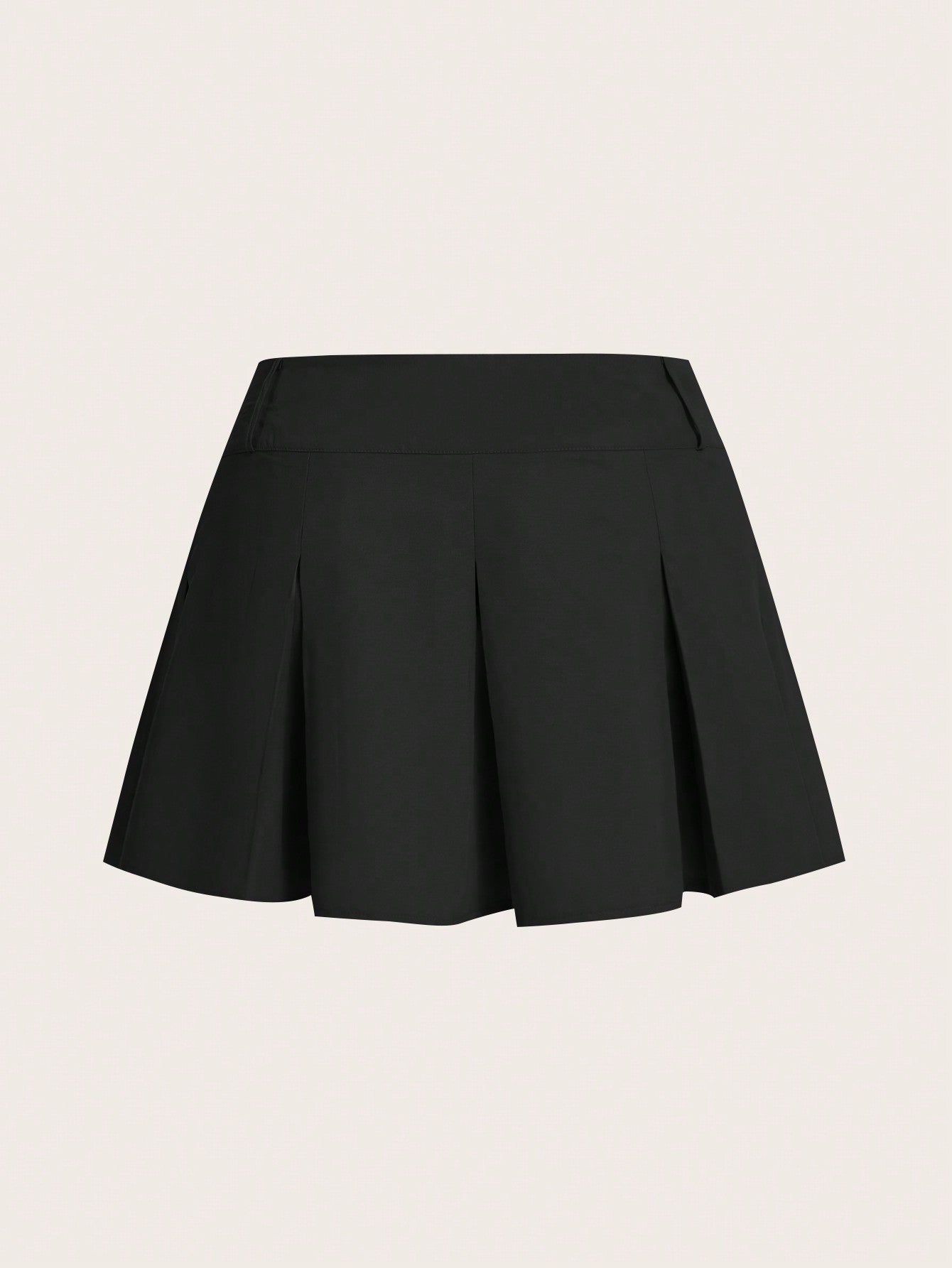 Plus Size Low V Waist Ruffled Skirt