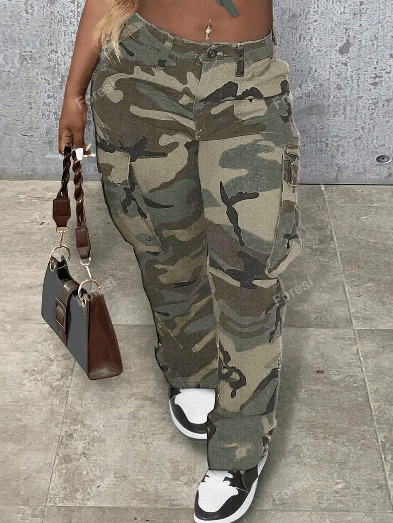 Women's Camouflage Cargo Pants