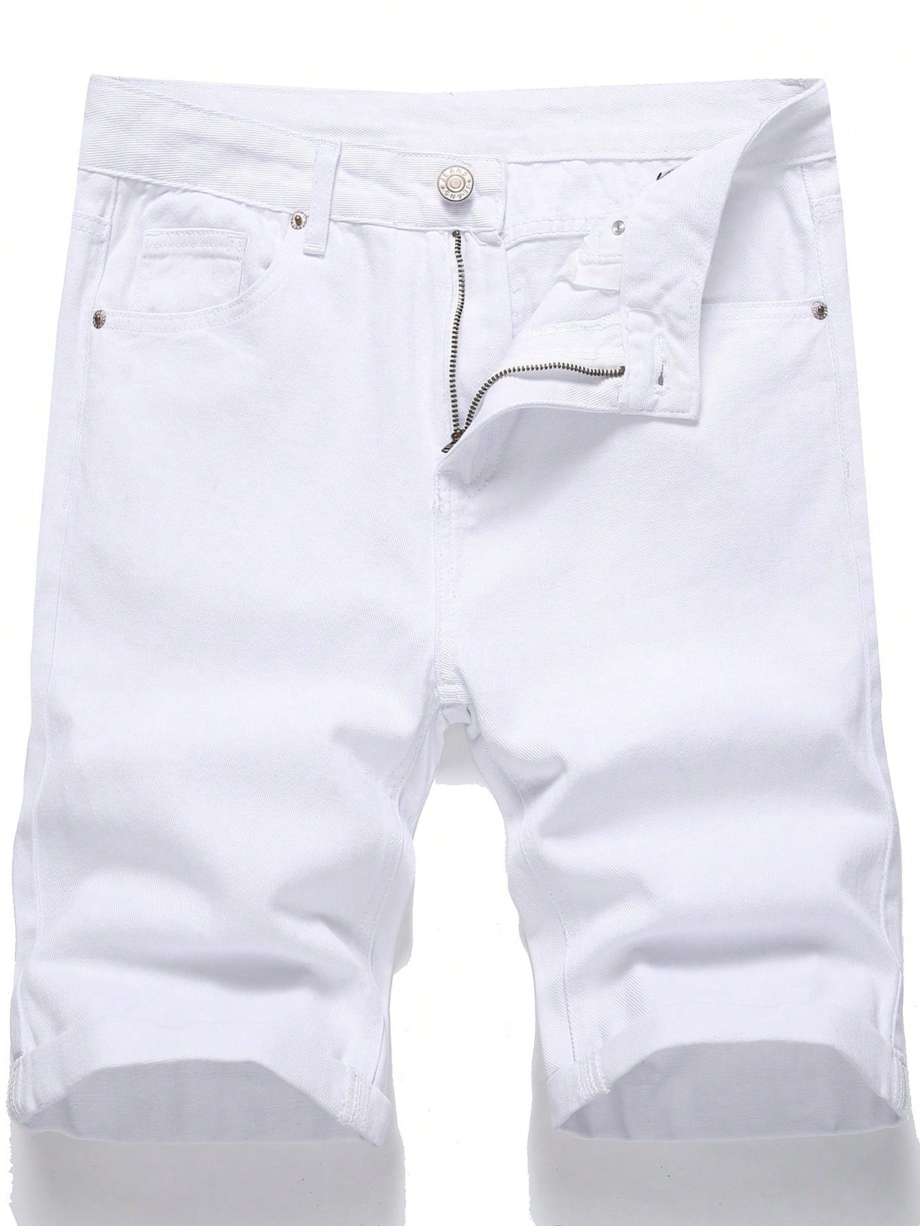 Men Cotton Solid Denim Shorts