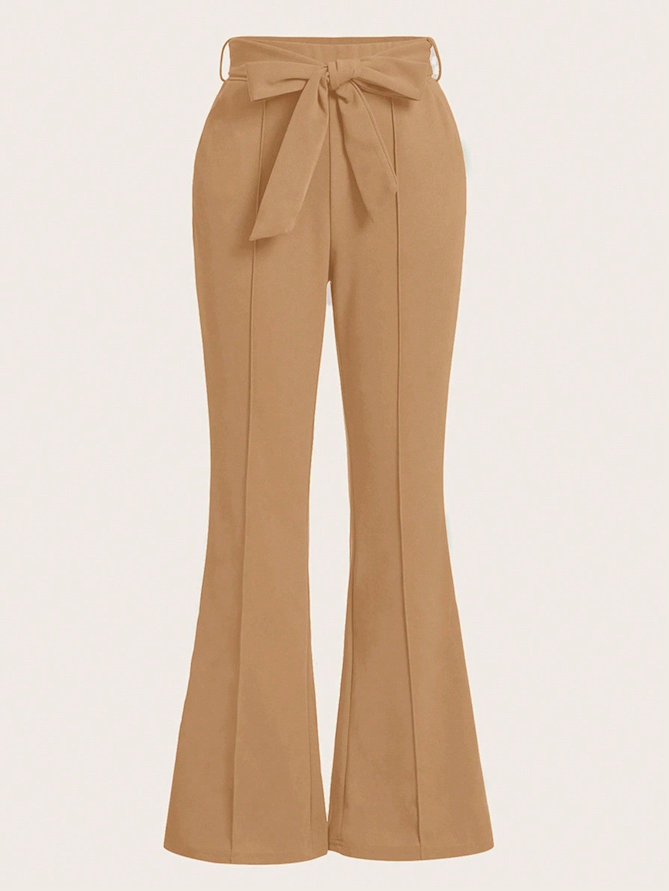 Women's Wide Belted Flared Pants