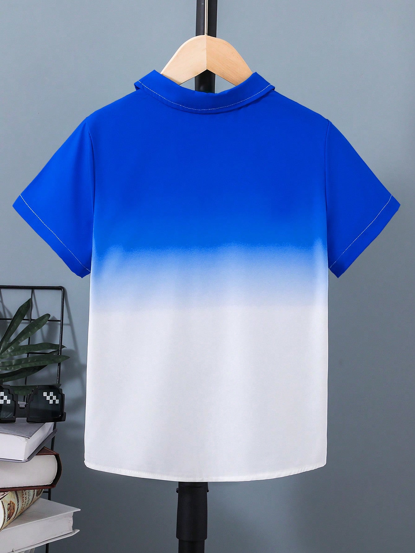 Tween Boys' Gradient Short Sleeve Shirt