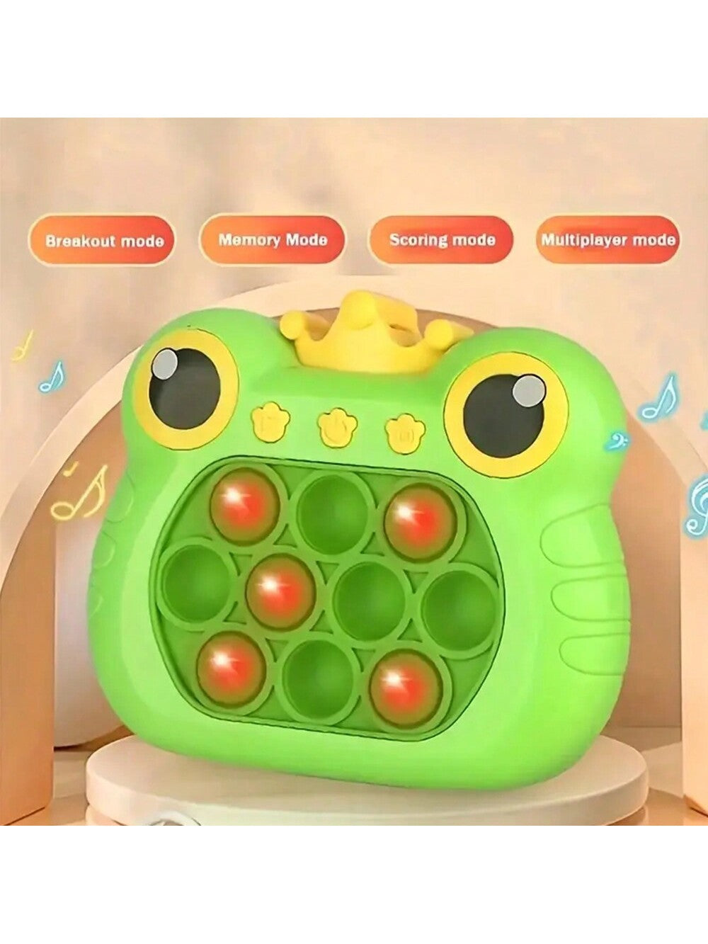 Kids' Push & Press Toy, Pressure Relief Memory Mind Teaser Logic Brain Power Game Console, Whac-A-Mole For Girls And Boys