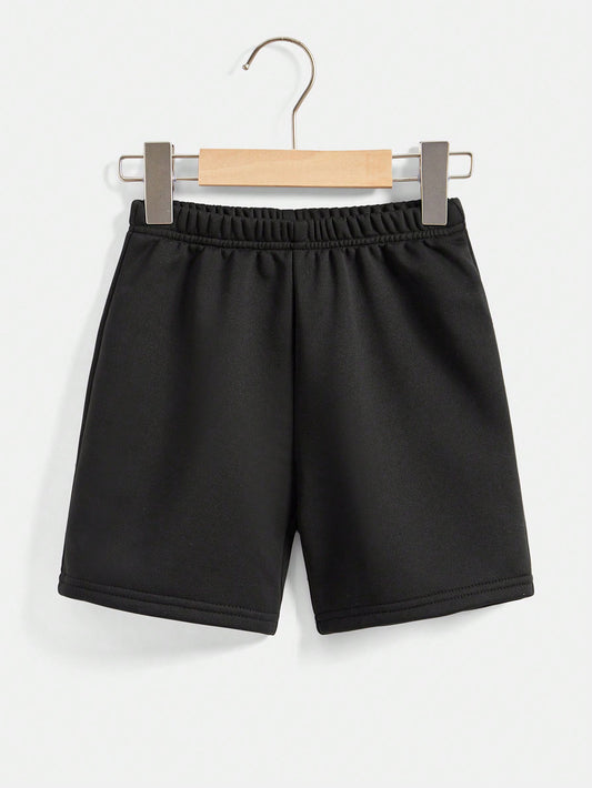 Young Boy Casual Simple Shorts Suitable For Summer