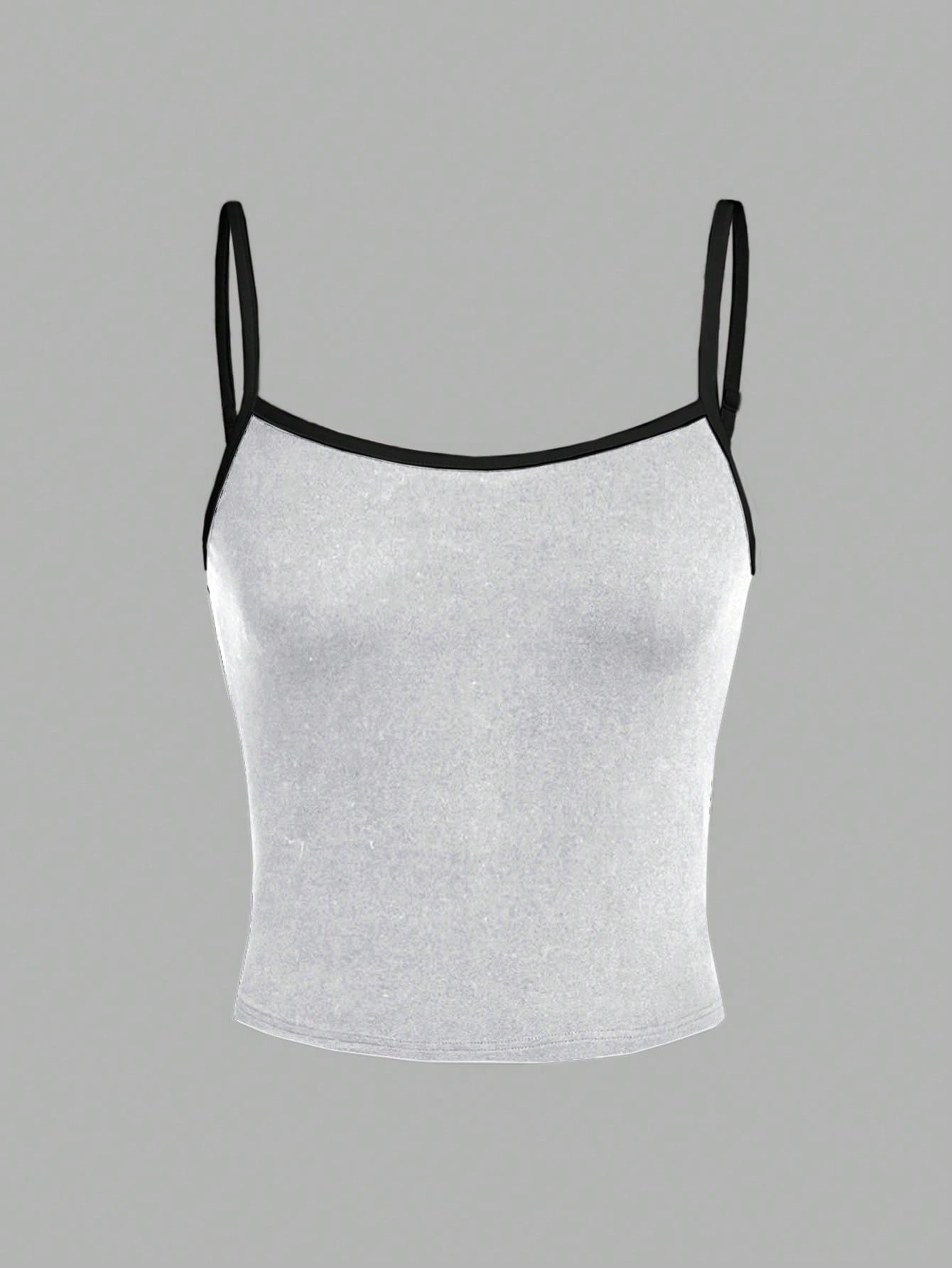 Casual Simple Camisole Top, Slim Fit, Suitable For Summer