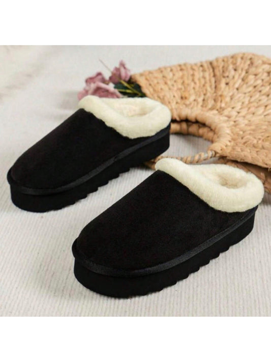 Women'S Snow Slipper Platform Mini Boot Short Ankle Heighten Fleece Lined Sneakers Classic Snow Anti-Slip Outdoor