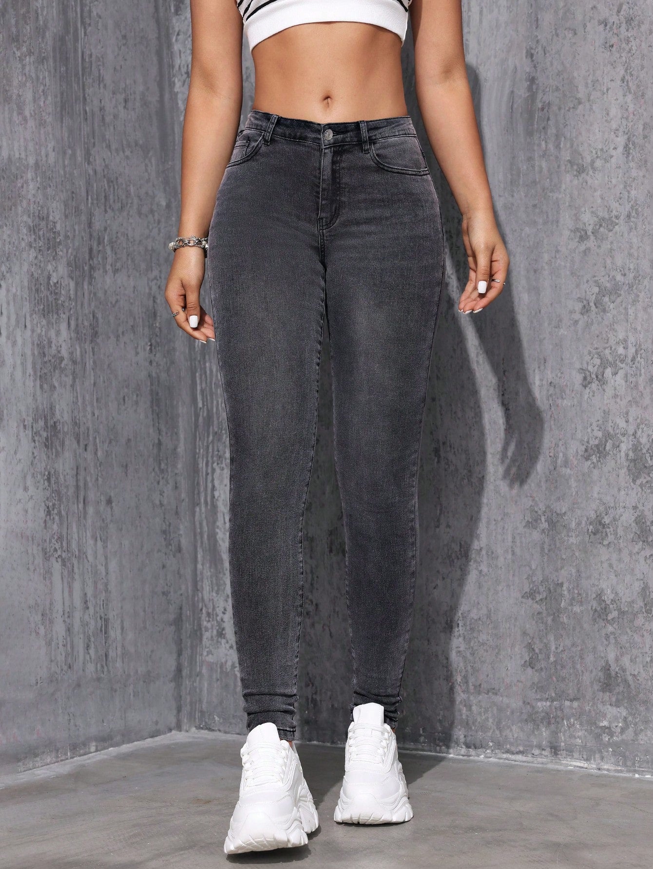 Women's Daily Wear Skinny Denim Pants