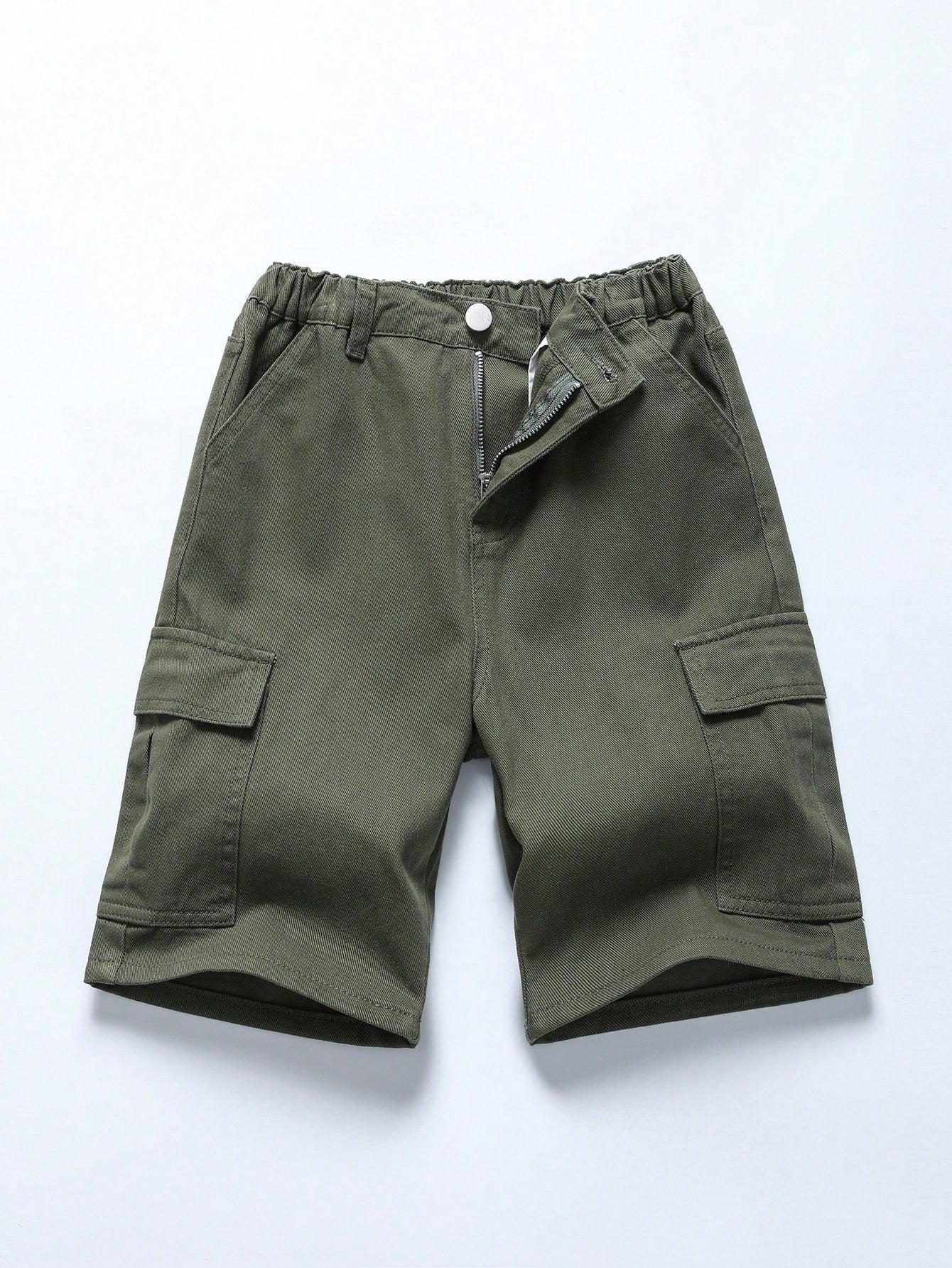 Tween Boy's Denim Utility Shorts