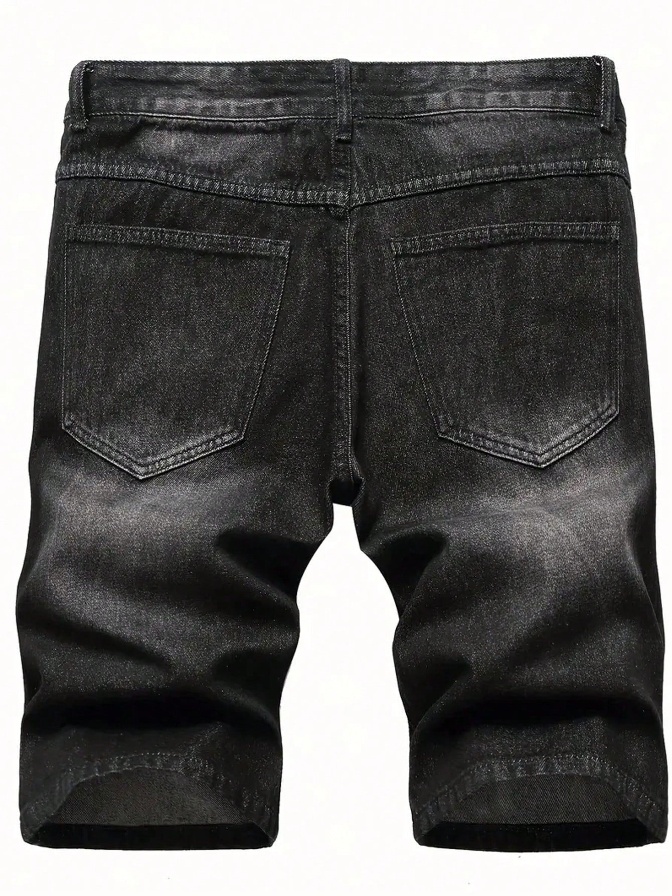 Teen Boys' Fashionable Ripped Denim Shorts