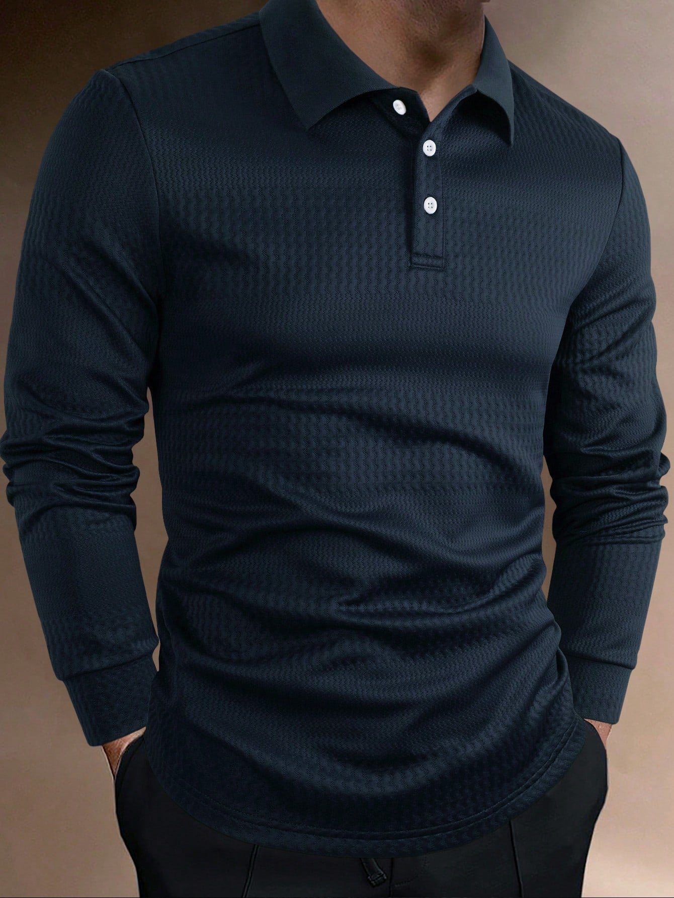 Men Solid Polo Shirt