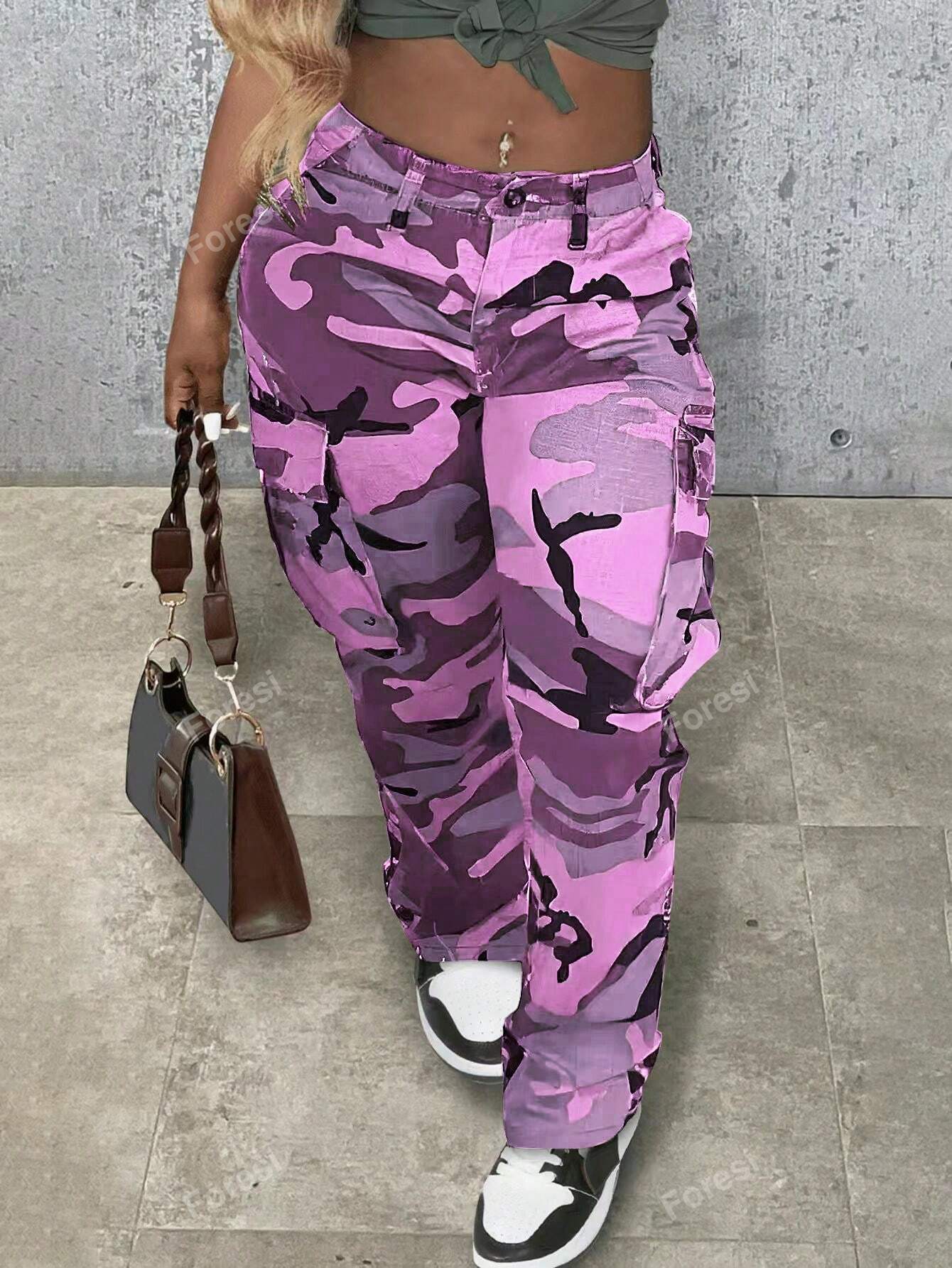 Women's Camouflage Cargo Pants