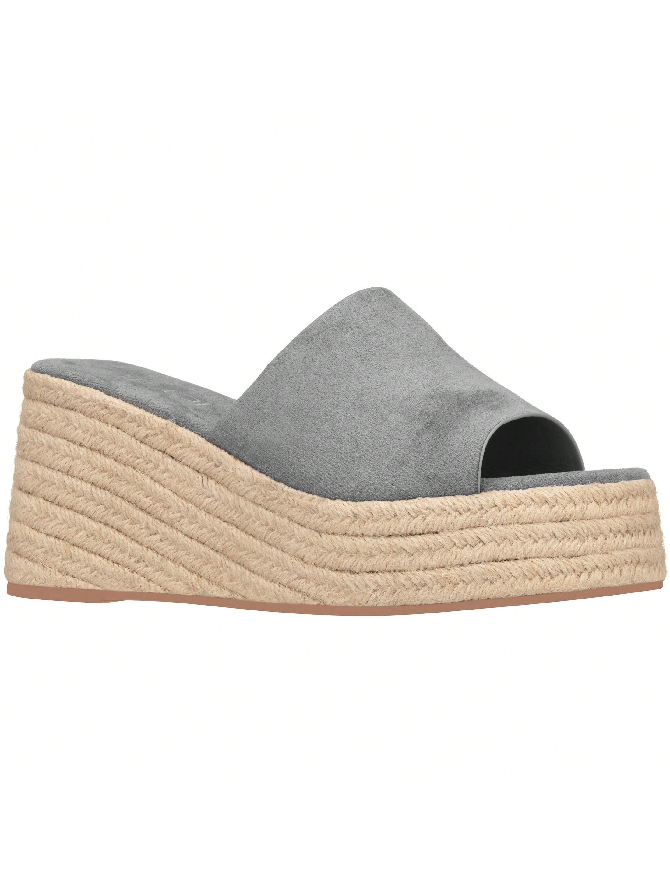 Women's Wedge Sandal Espadrille Platform Slip On Open Toe Wedge Heel Sandals