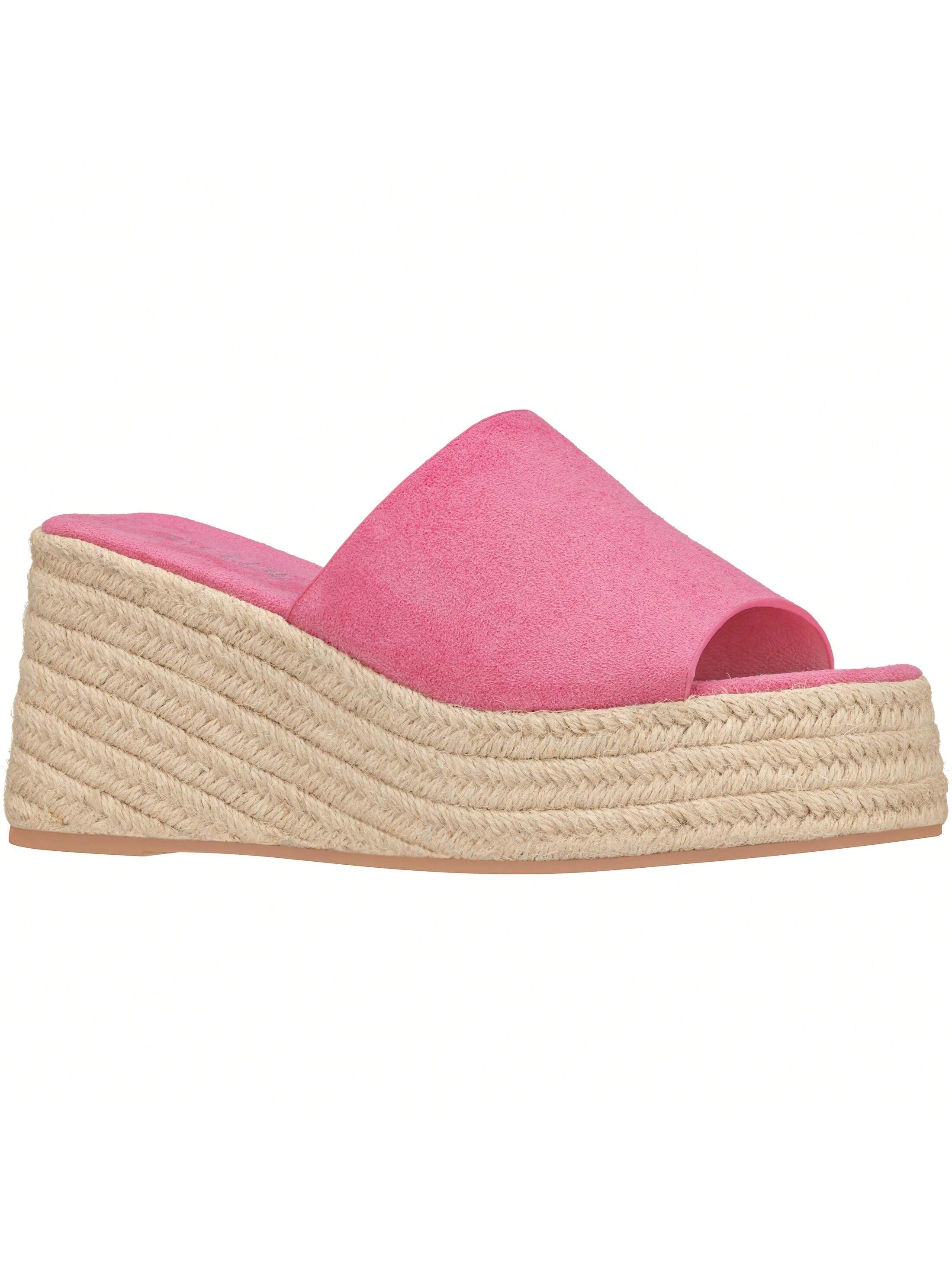 Women's Wedge Sandal Espadrille Platform Slip On Open Toe Wedge Heel Sandals