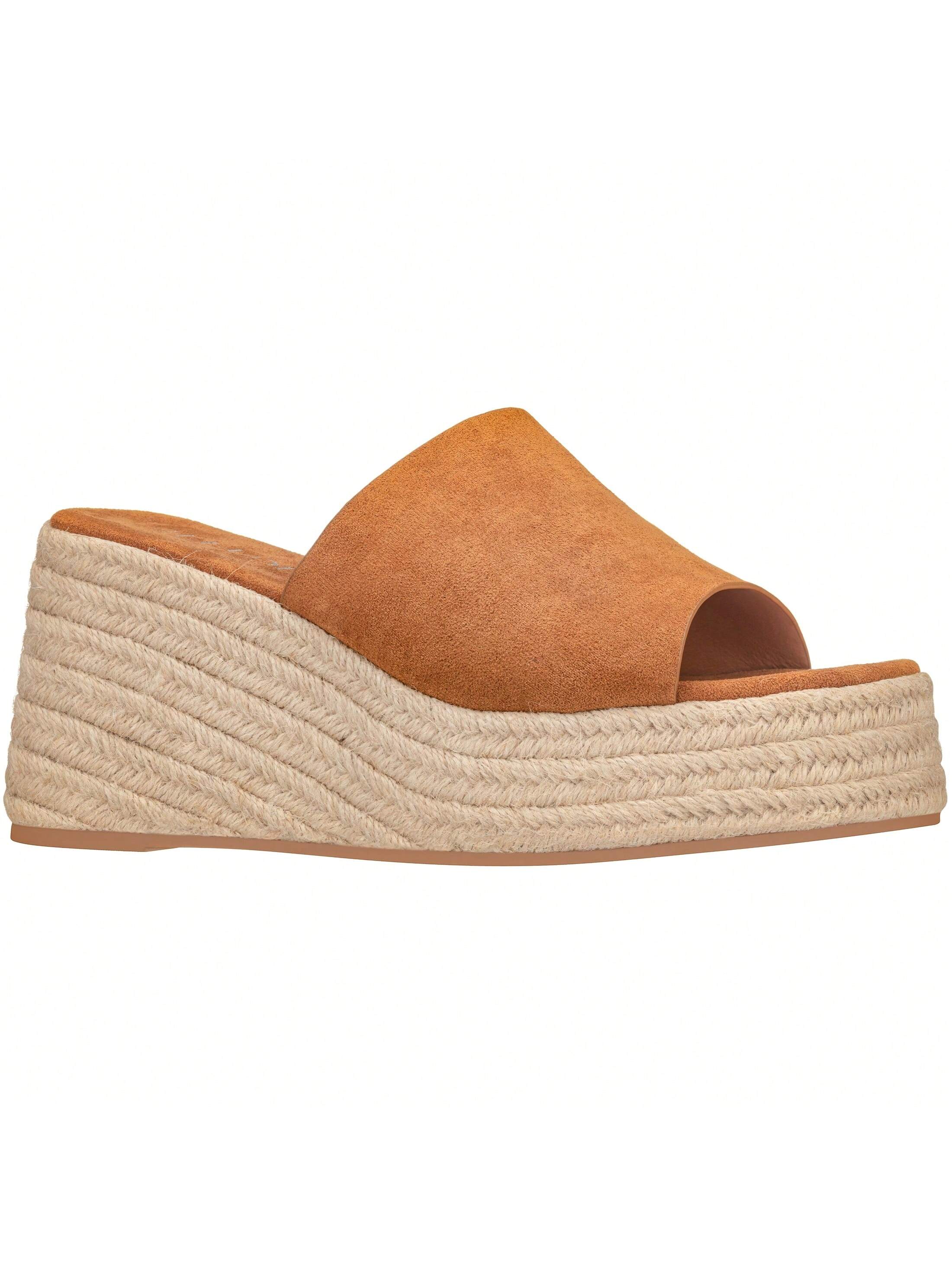 Women's Wedge Sandal Espadrille Platform Slip On Open Toe Wedge Heel Sandals