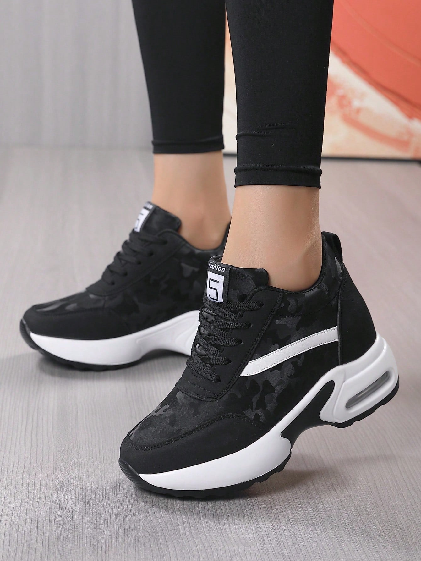 New Invisible Height Increasing Women's Casual Shoes With Air Cushion, Fashionable