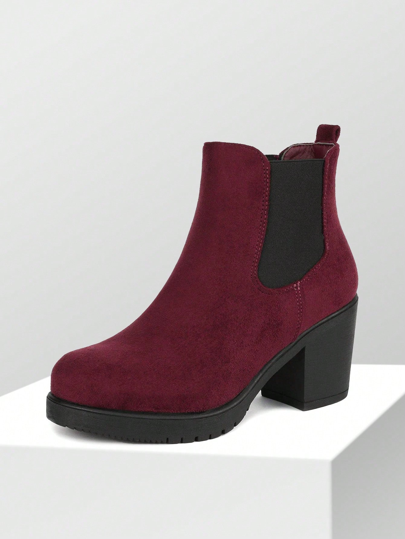 Women's High Heel Chelsea Style Ankle Bootie