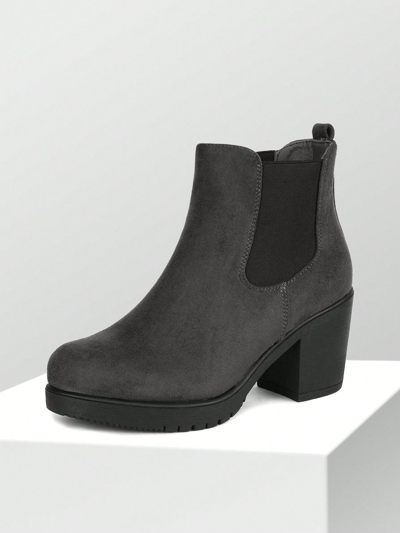 Women's High Heel Chelsea Style Ankle Bootie