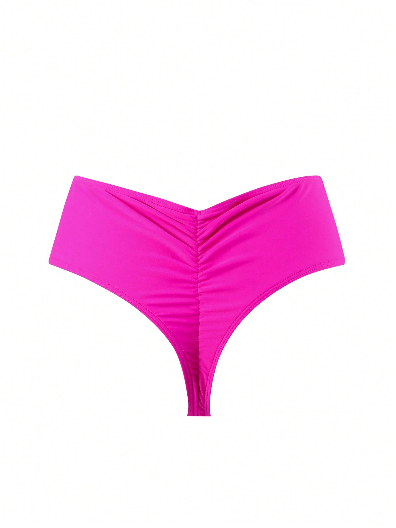 Swim Summer Beach Women's Ruched V-Shaped Bikini Bottom