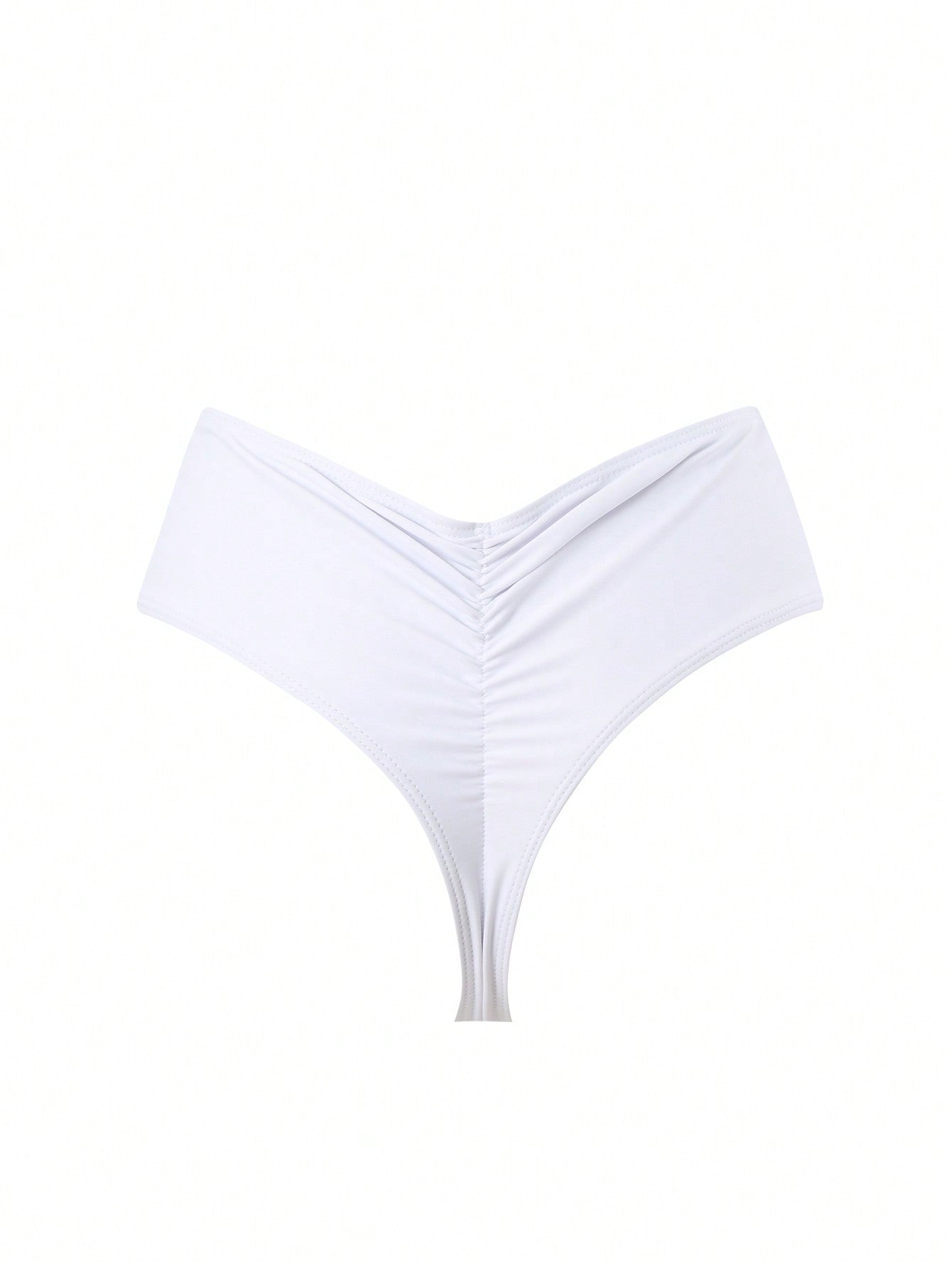 Swim Summer Beach Women's Ruched V-Shaped Bikini Bottom