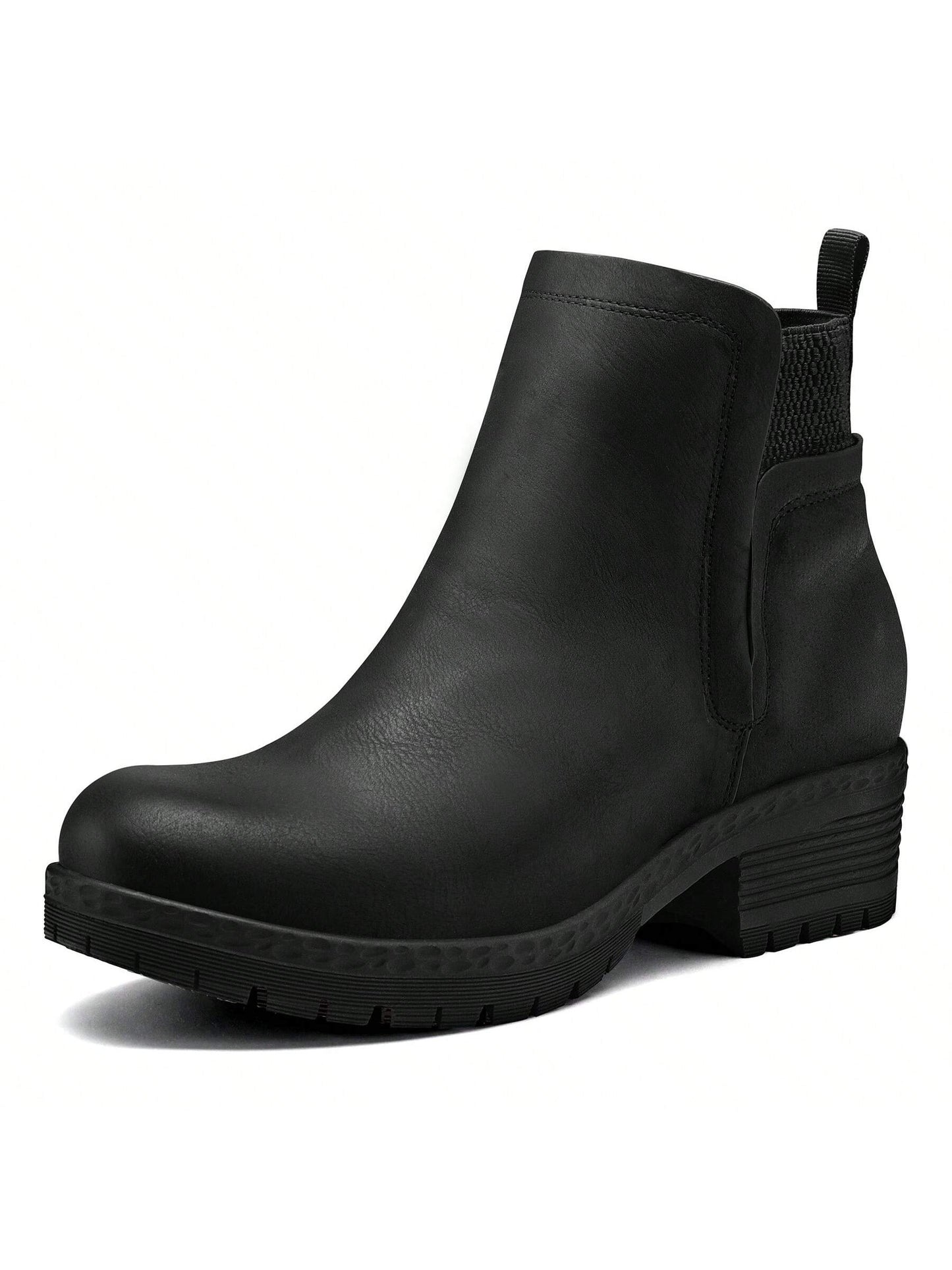 Women's Chelsea Boots Slip On Platform Chunky Heel Ankle Booties