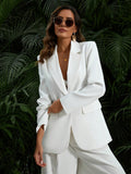Solid Color Loose Fit Blazer