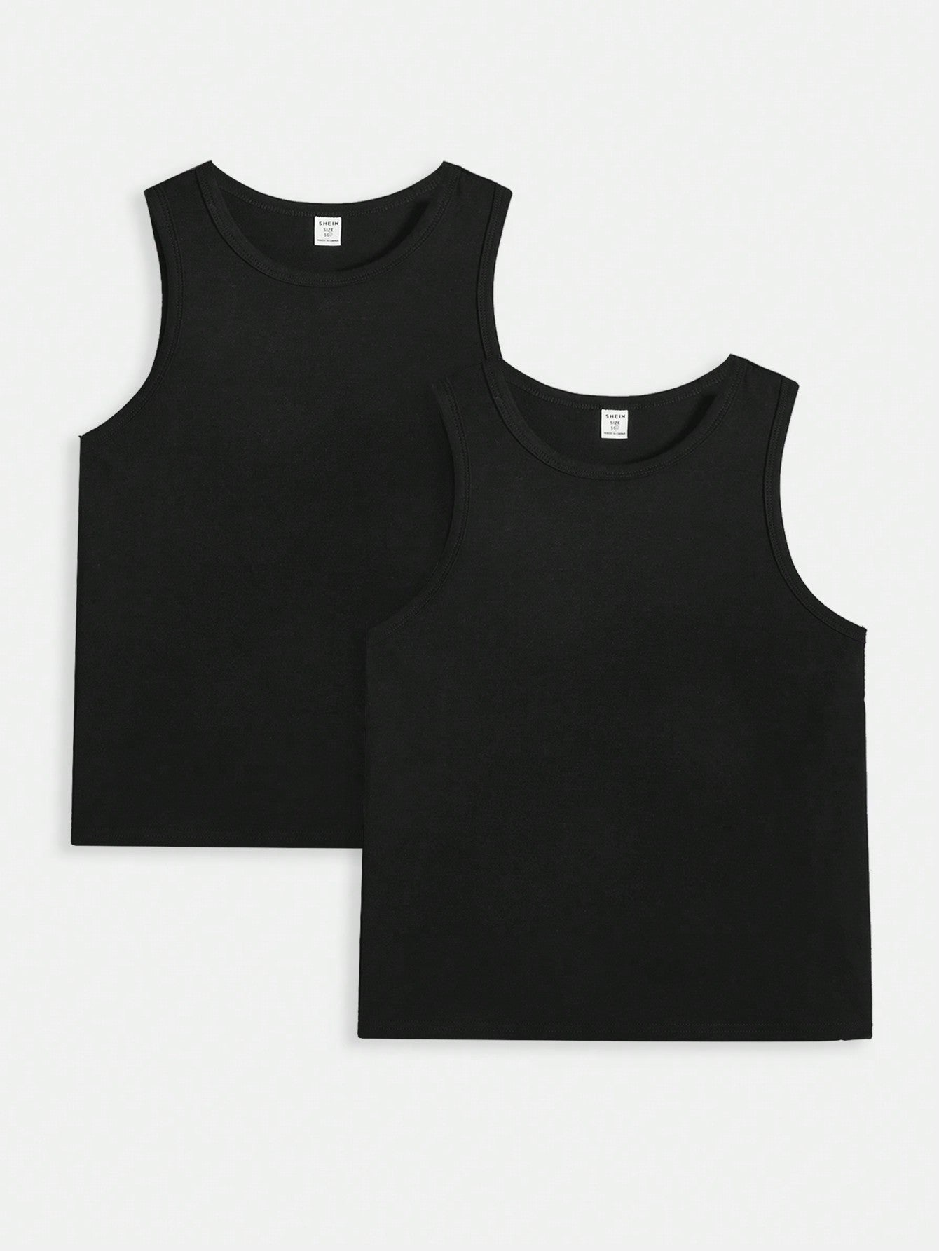 Tween Boy 2pcs Solid Tank Top