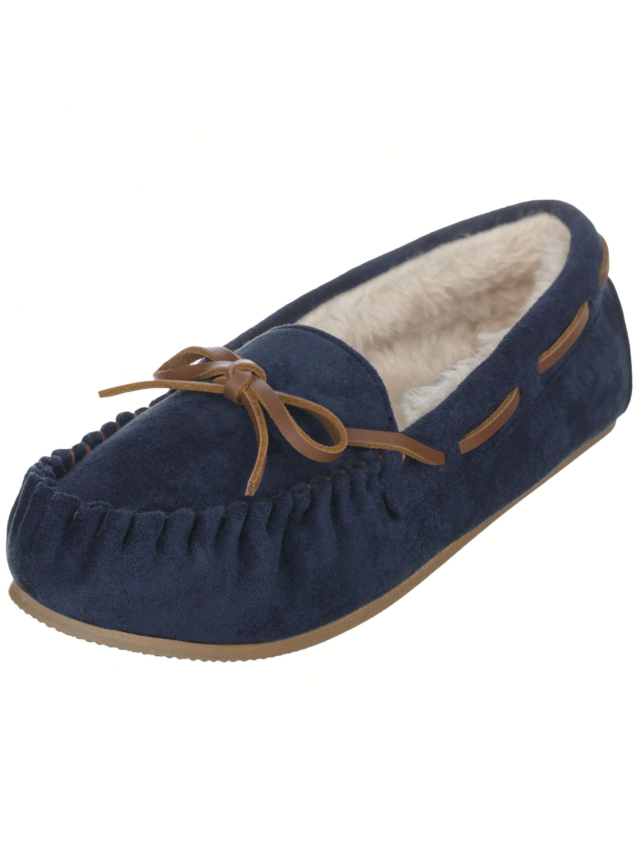 Women House Slippers Faux Furs Indoor Outdoor Moccasin Shoes Fuzzy Fluffy Furry Loafers Warm Flat Shoes Furry Slippers