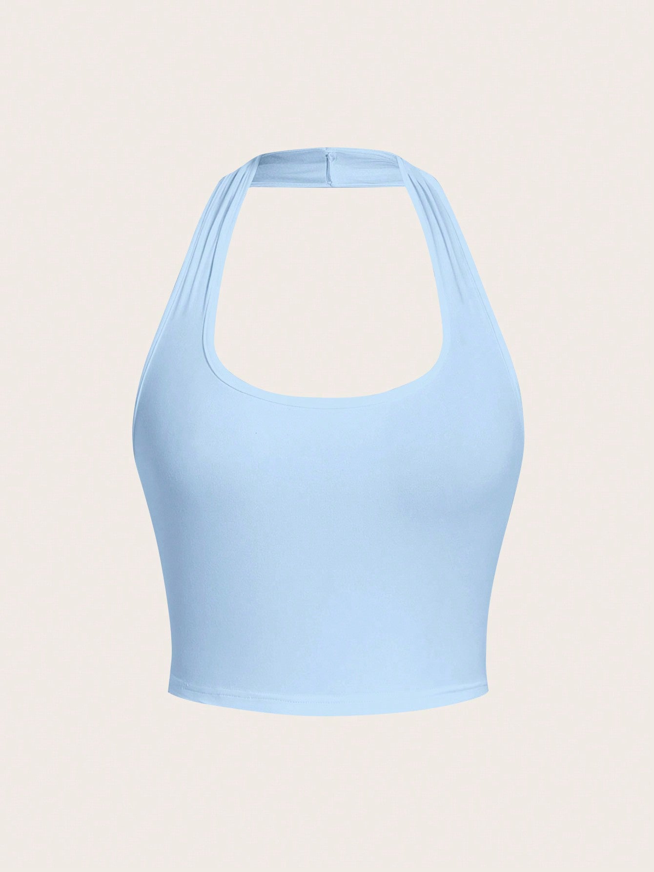 Casual Slim-Fit Crop Tank Top Suitable For Summer Vacation